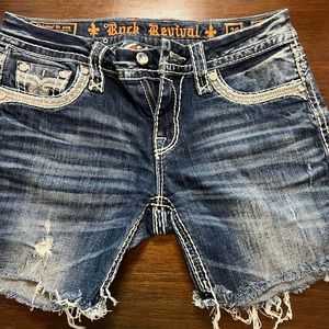 Rock revival Jean shorts